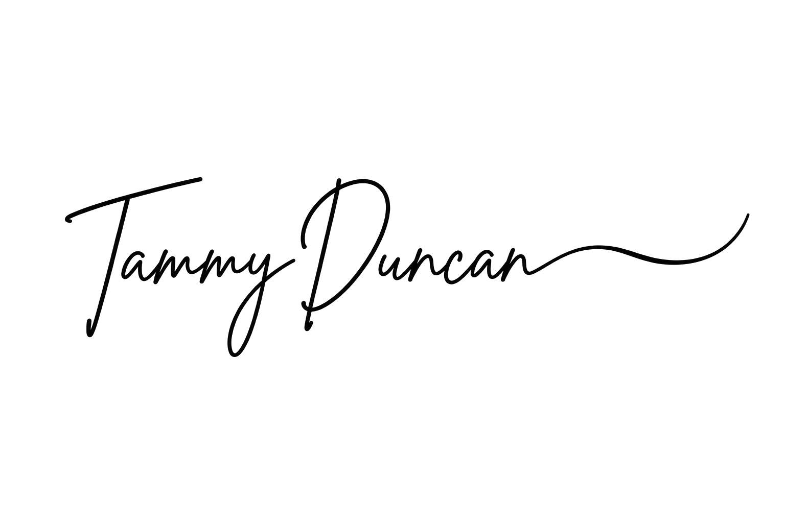 Tammy Duncan signature
